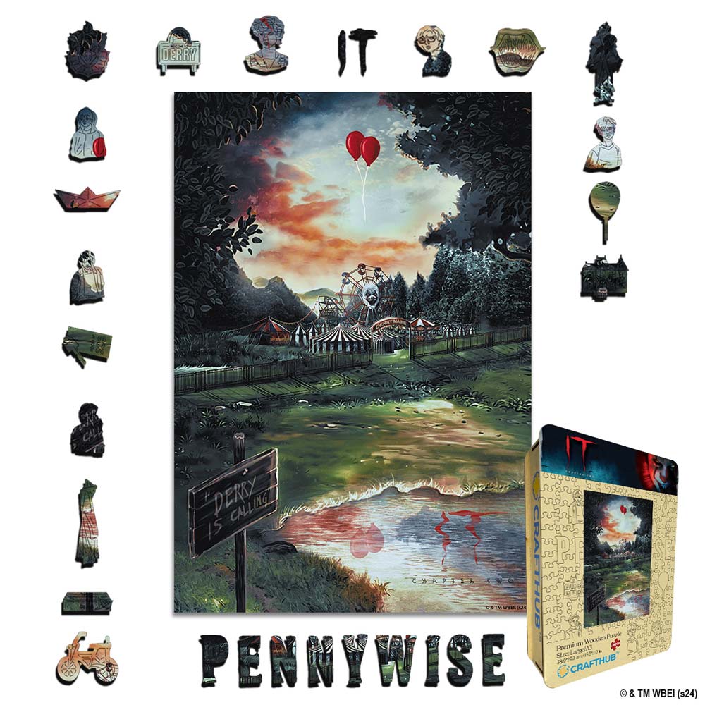 Animal Jigsaw Puzzle > Wooden Jigsaw Puzzle > Jigsaw Puzzle A4 + Wooden Gift Box Return to Derry - Wooden Jigsaw Puzzle