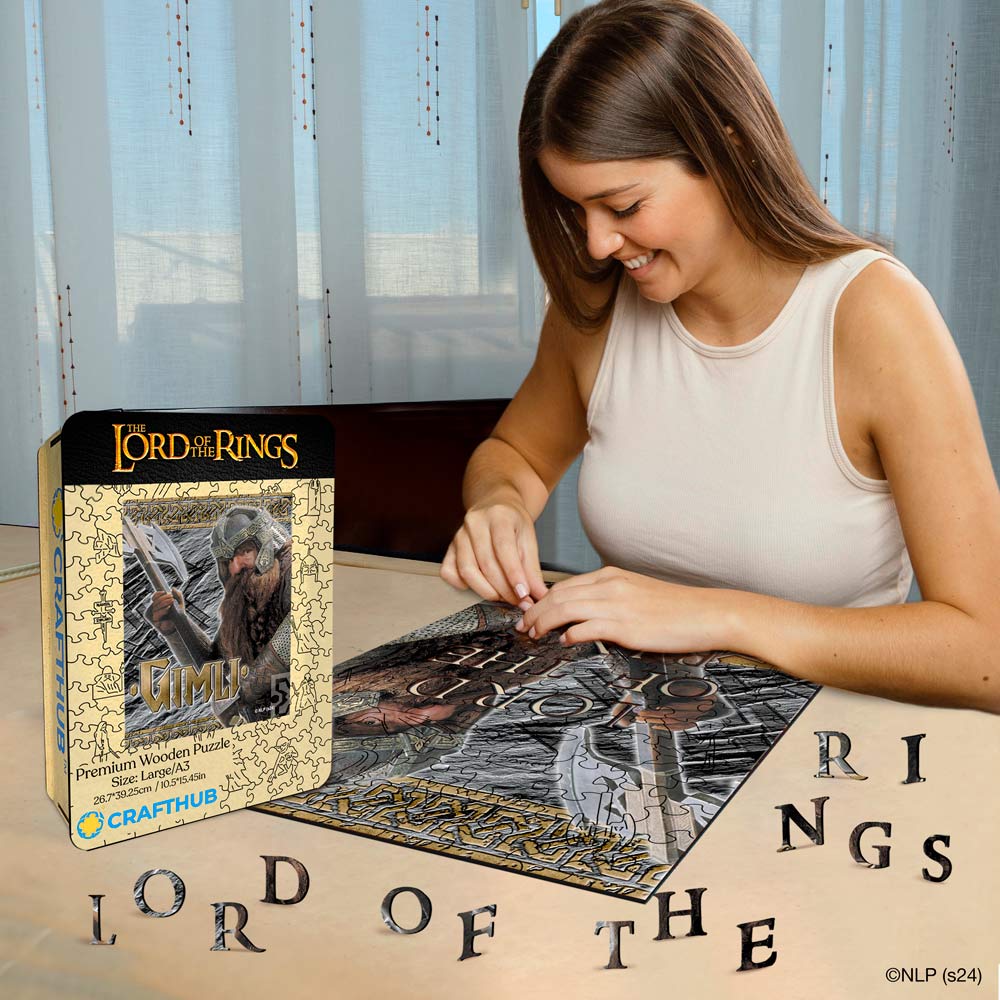 Animal Jigsaw Puzzle > Wooden Jigsaw Puzzle > Jigsaw Puzzle The Warrior Dwarf - Wooden Jigsaw Puzzle