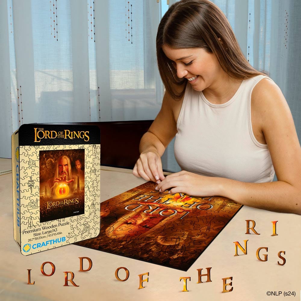 Animal Jigsaw Puzzle > Wooden Jigsaw Puzzle > Jigsaw Puzzle Saruman and The Two Towers - Wooden Jigsaw Puzzle