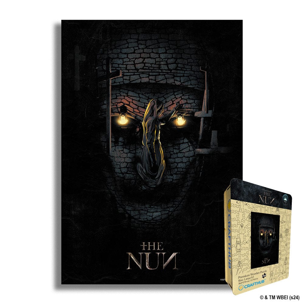 Animal Jigsaw Puzzle > Wooden Jigsaw Puzzle > Jigsaw Puzzle The Haunting Nun - Wooden Jigsaw Puzzle