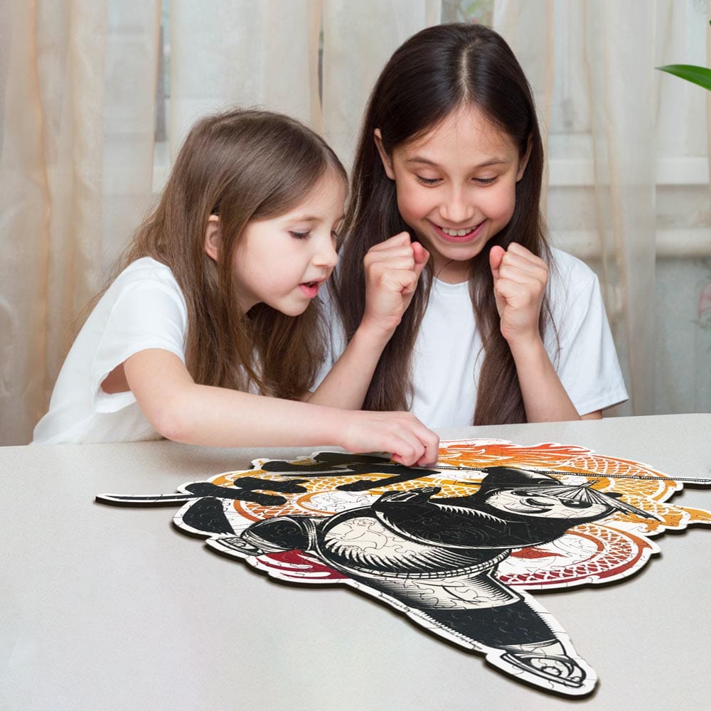 Animal Jigsaw Puzzle > Wooden Jigsaw Puzzle > Jigsaw Puzzle Dragon Warrior Spirit - Wooden Jigsaw Puzzle