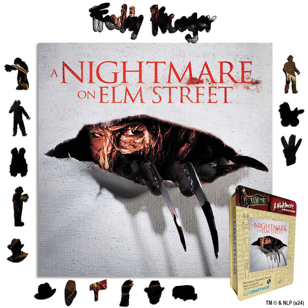 Animal Jigsaw Puzzle > Wooden Jigsaw Puzzle > Jigsaw Puzzle A4 + Wooden Gift Box Welcome To Freddy Nightmare - Wooden Jigsaw Puzzle