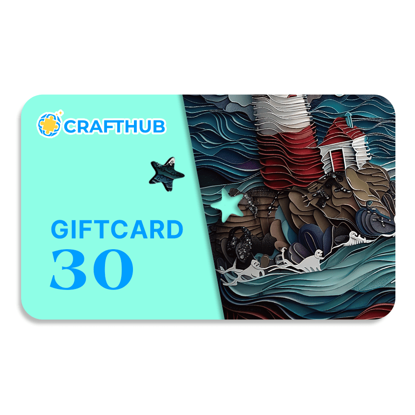 $30.00 Craft Hub Gift Cards $30 to $200