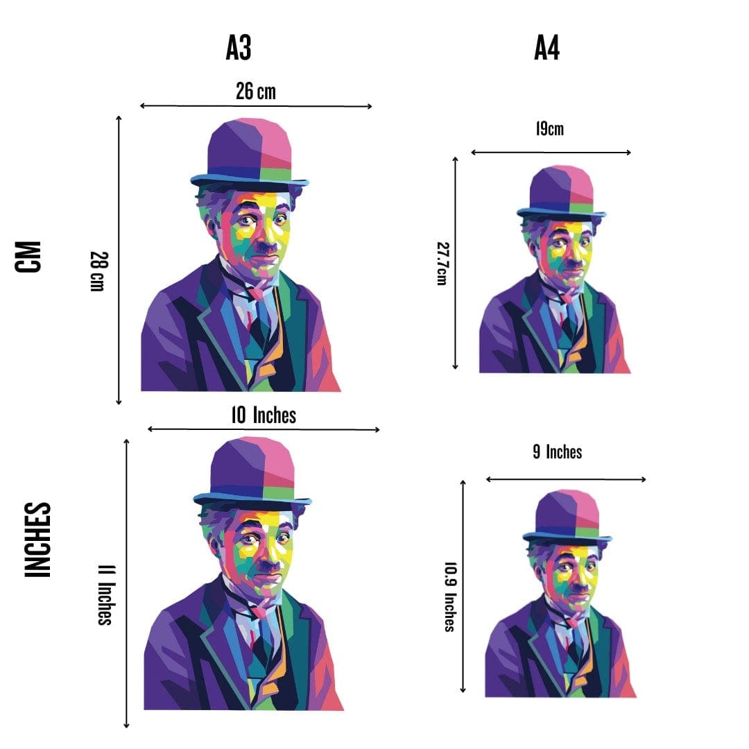 Animal Jigsaw Puzzle > Wooden Jigsaw Puzzle > Jigsaw Puzzle Charlie Chaplin - Jigsaw Puzzle