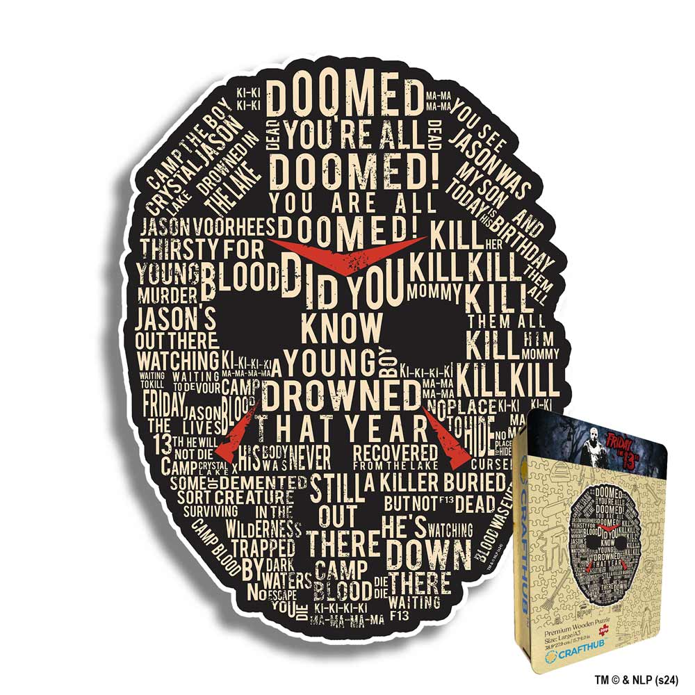Animal Jigsaw Puzzle > Wooden Jigsaw Puzzle > Jigsaw Puzzle Jason Words of Fear - Wooden Jigsaw Puzzle