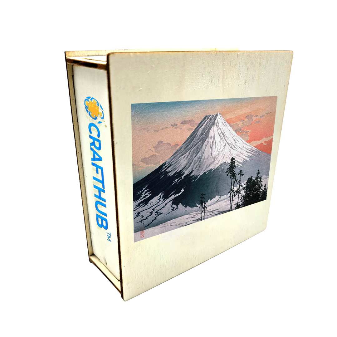 A2/Hard+Wooden Box Katsuyama Neighborhood - Jigsaw Puzzle