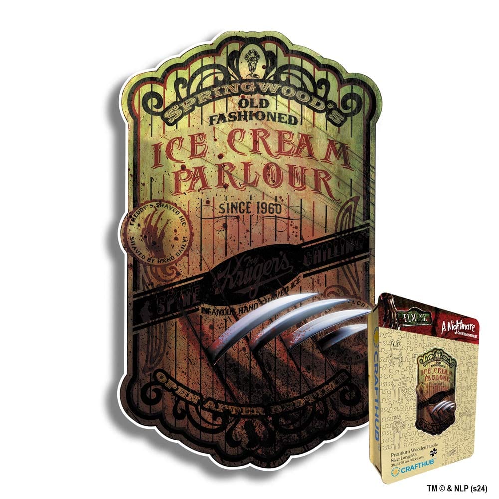 Animal Jigsaw Puzzle > Wooden Jigsaw Puzzle > Jigsaw Puzzle Freddy Krueger Ice Cream Parlour - Wooden Jigsaw Puzzle