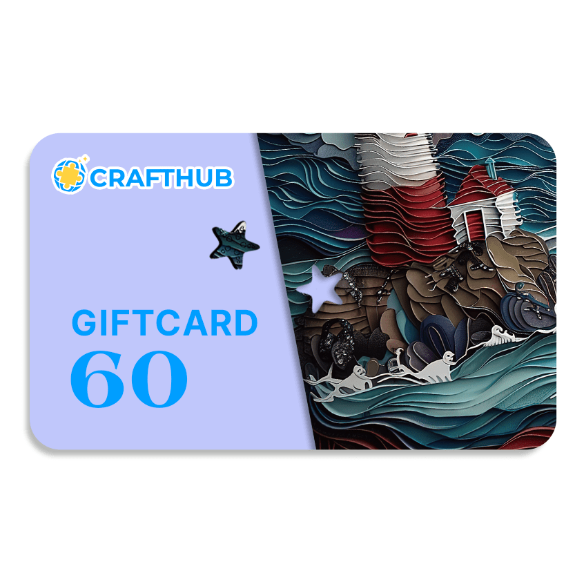 $60.00 Craft Hub Gift Cards $30 to $200