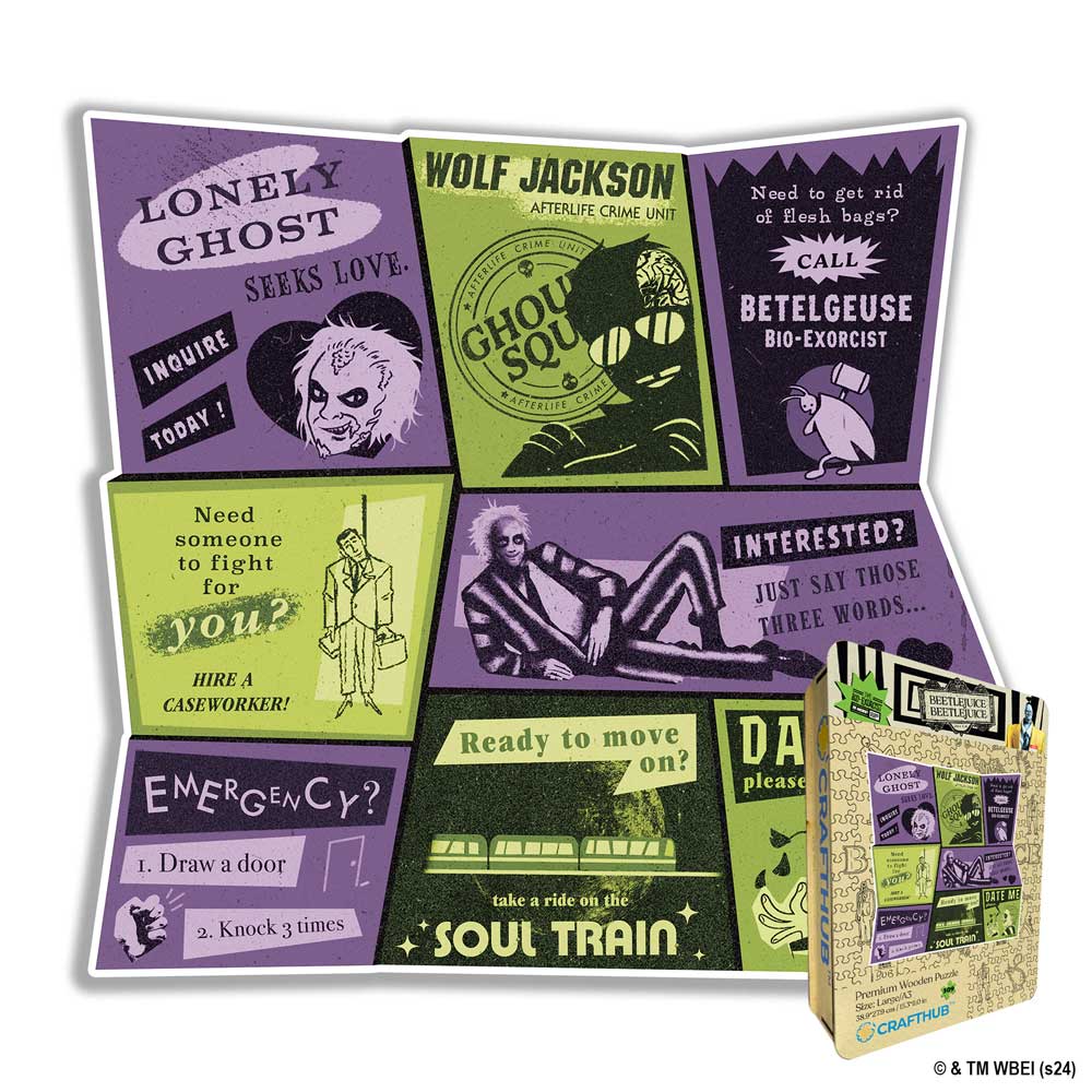 Animal Jigsaw Puzzle > Wooden Jigsaw Puzzle > Jigsaw Puzzle Lonely Ghost - Wooden Jigsaw Puzzle