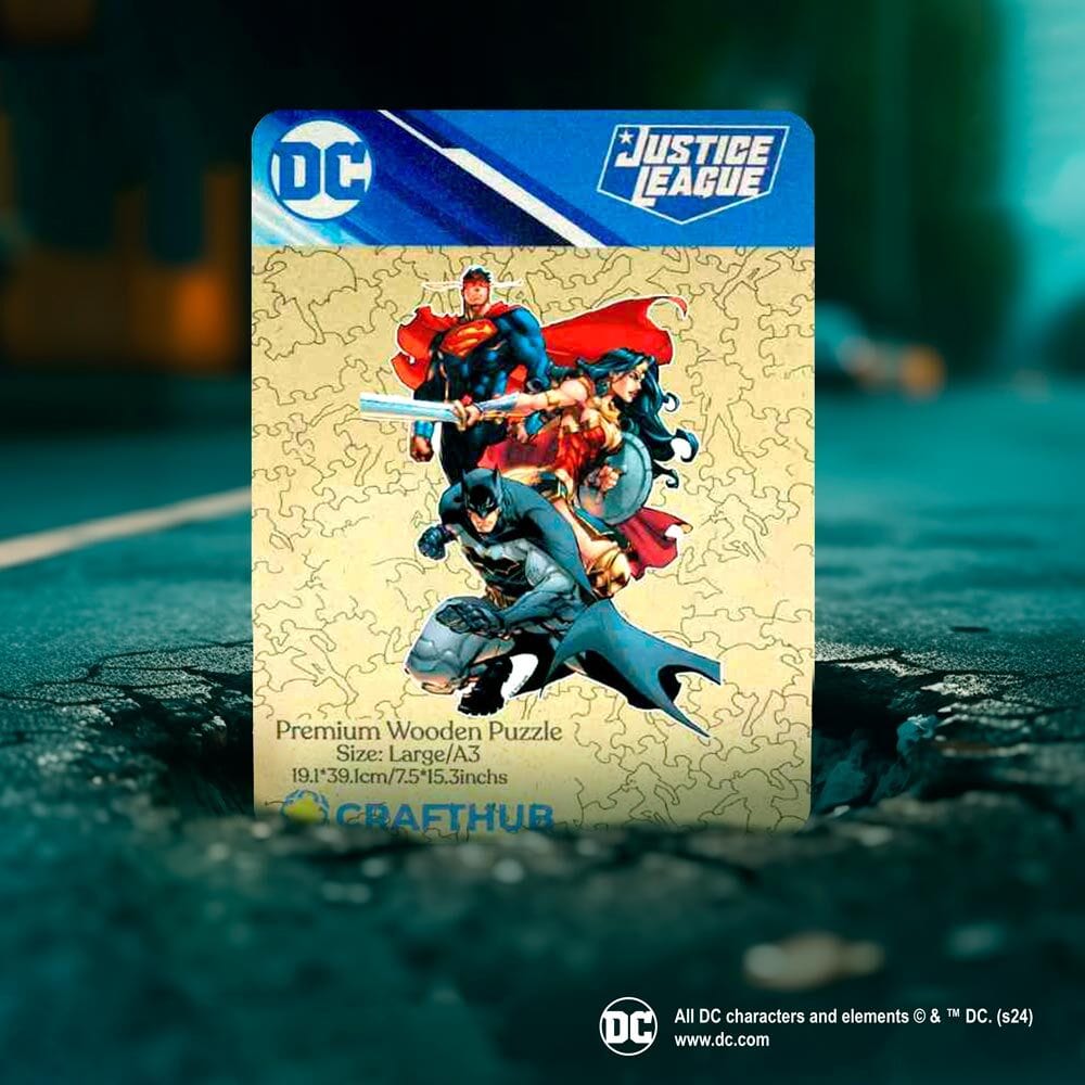 Animal Jigsaw Puzzle > Wooden Jigsaw Puzzle > Jigsaw Puzzle Justice League United Wooden Jigsaw Puzzle