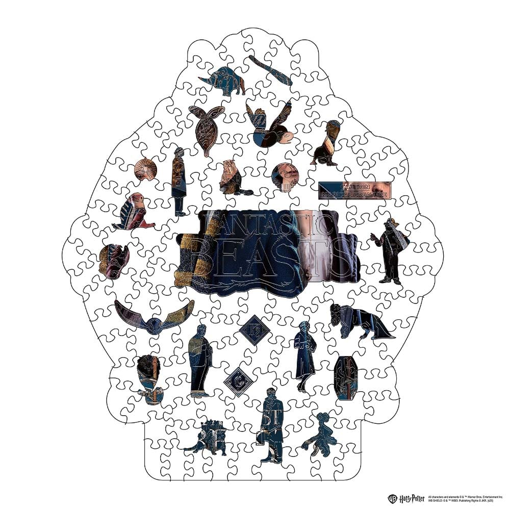 Animal Jigsaw Puzzle > Wooden Jigsaw Puzzle > Jigsaw Puzzle The Wizarding Crew - Wooden Jigsaw Puzzle