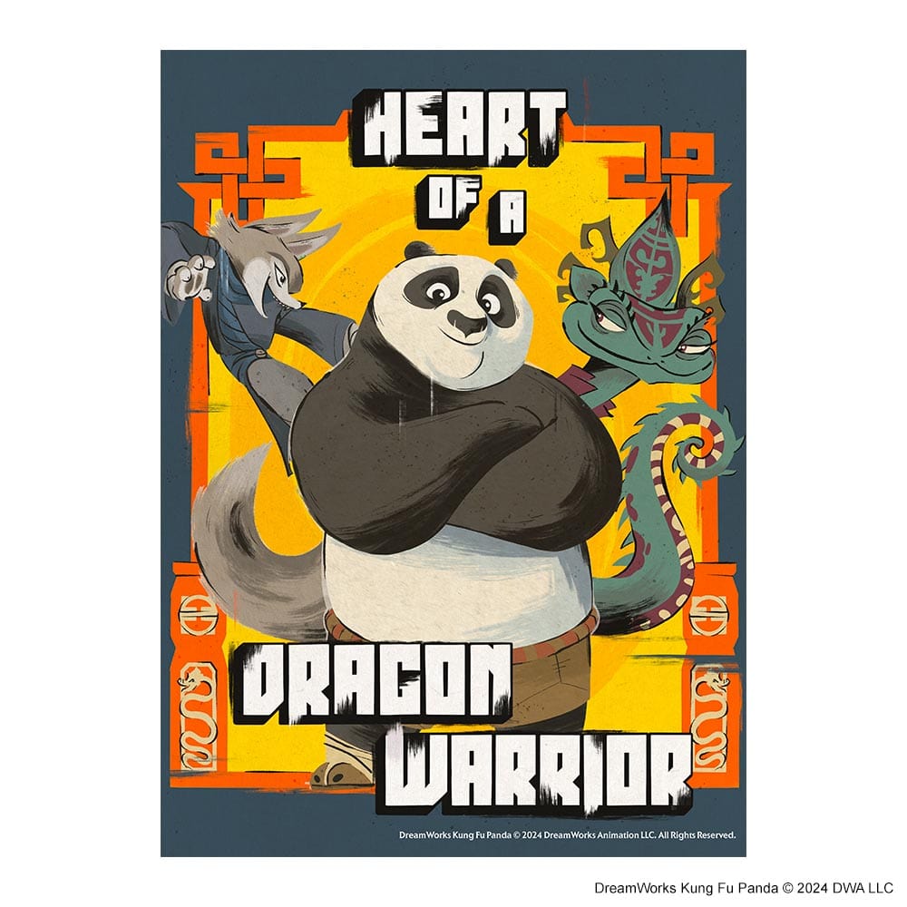 Animal Jigsaw Puzzle > Wooden Jigsaw Puzzle > Jigsaw Puzzle Heart Of A Dragon Warrior - Wooden Jigsaw Puzzle