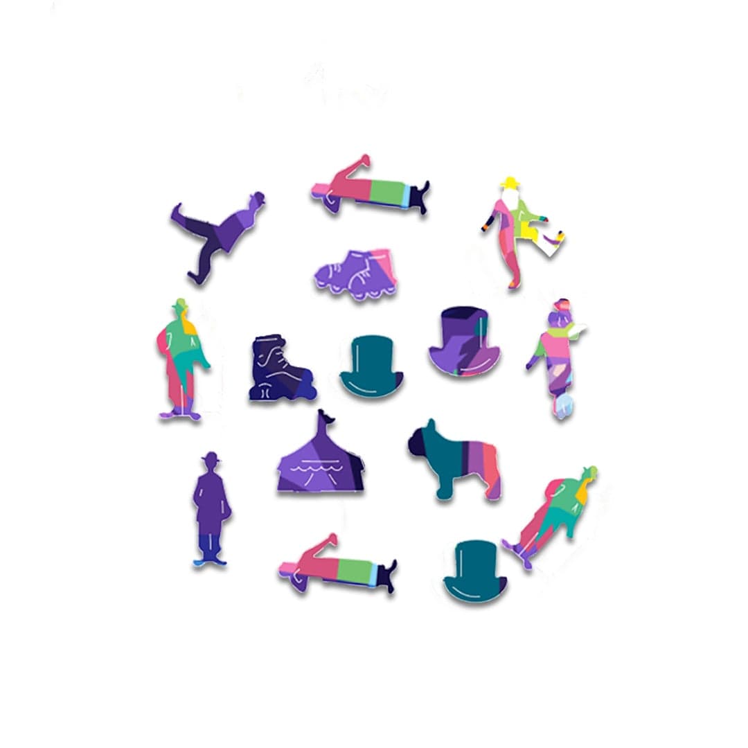 Animal Jigsaw Puzzle > Wooden Jigsaw Puzzle > Jigsaw Puzzle Charlie Chaplin - Jigsaw Puzzle