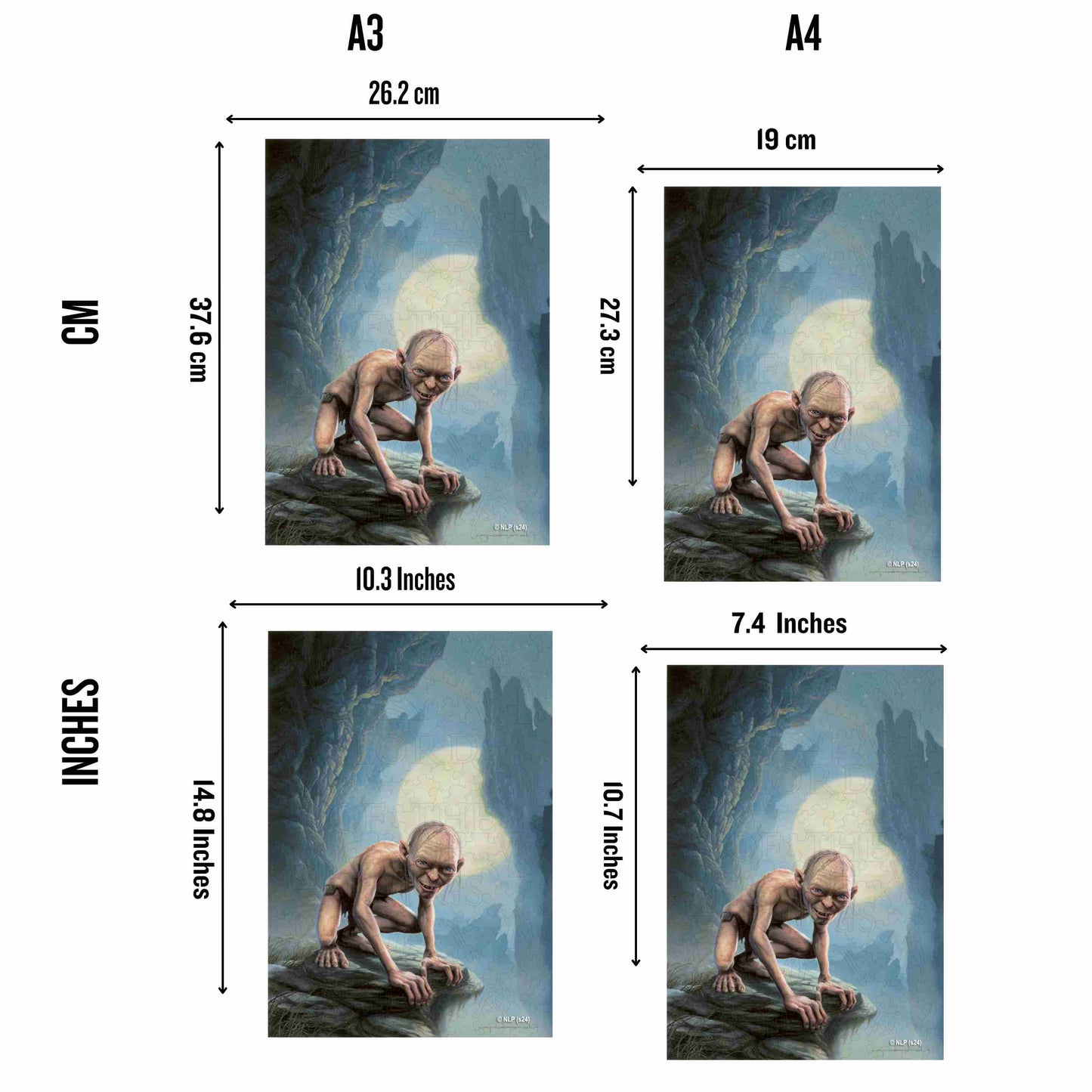 Animal Jigsaw Puzzle > Wooden Jigsaw Puzzle > Jigsaw Puzzle Gollum's Quest - Wooden Jigsaw Puzzle