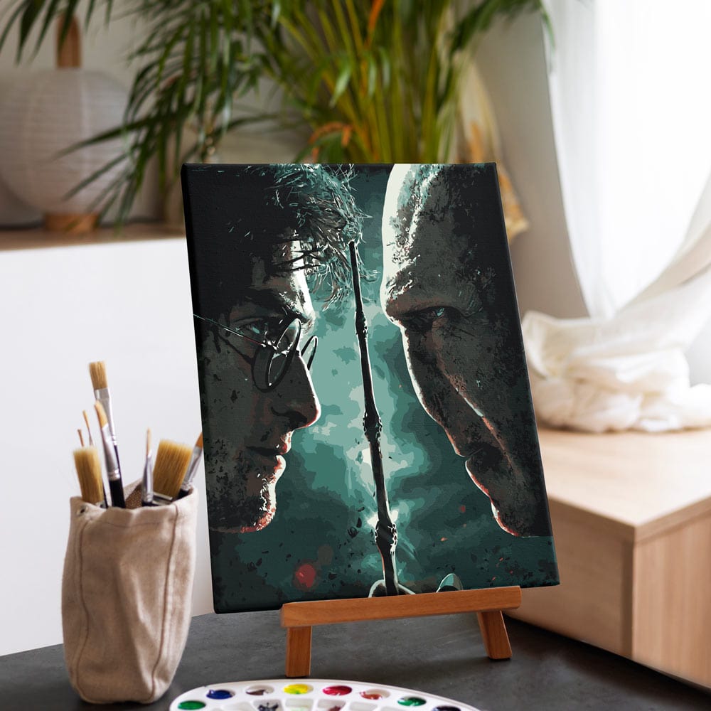 Animal Jigsaw Puzzle > Wooden Jigsaw Puzzle > Jigsaw Puzzle 40x50cm / 16x20 inches Harry vs Voldemort - Paint By Numbers Kit