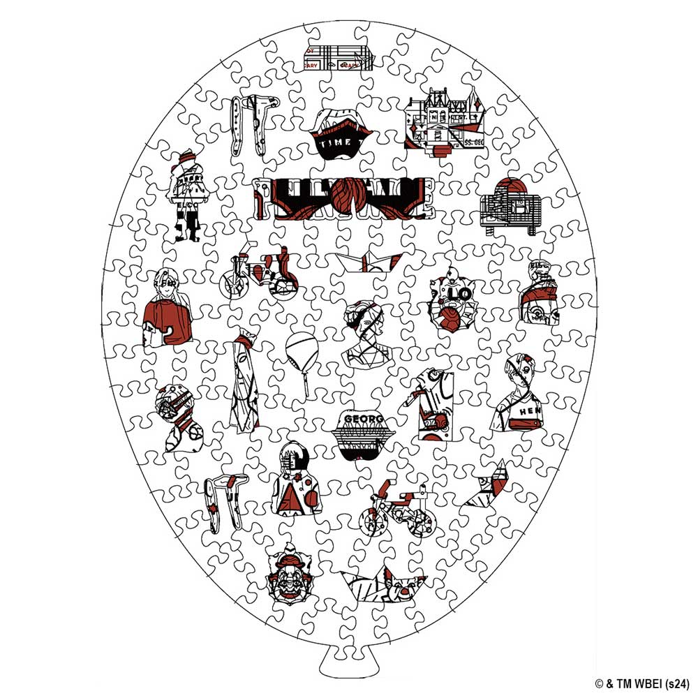 Animal Jigsaw Puzzle > Wooden Jigsaw Puzzle > Jigsaw Puzzle Pennywise Red Balloon - Wooden Jigsaw Puzzle