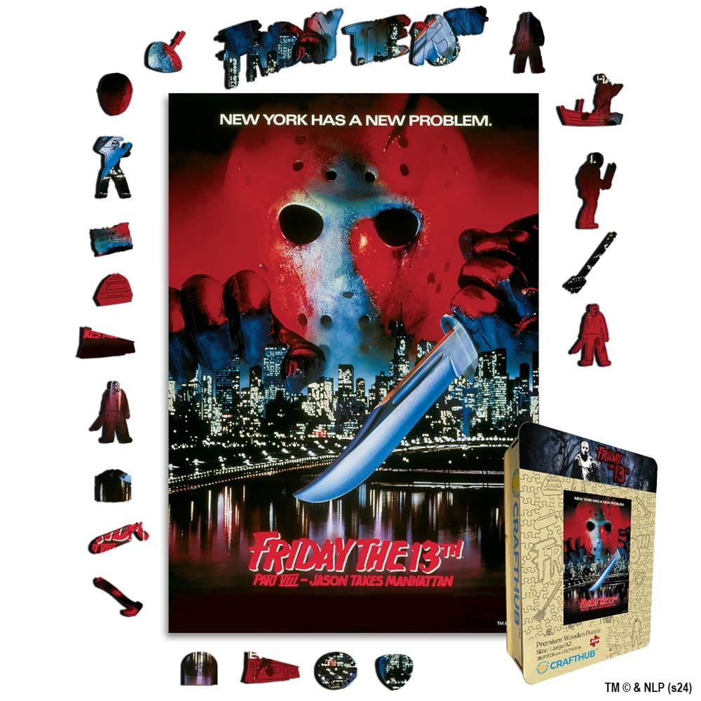 Animal Jigsaw Puzzle > Wooden Jigsaw Puzzle > Jigsaw Puzzle A4 + Wooden Gift Box Jason Takes Manhattan - Wooden Jigsaw Puzzle