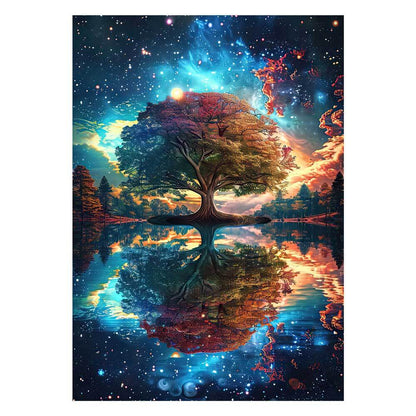 Galaxy Tree Of Life - Jigsaw Puzzle