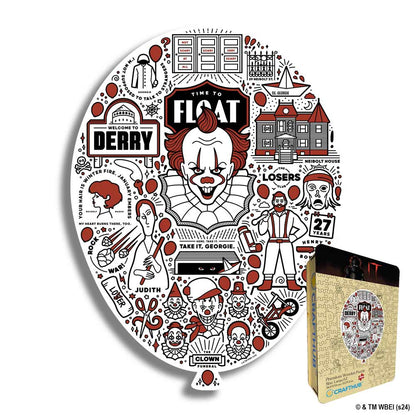 Animal Jigsaw Puzzle > Wooden Jigsaw Puzzle > Jigsaw Puzzle Pennywise Red Balloon - Wooden Jigsaw Puzzle