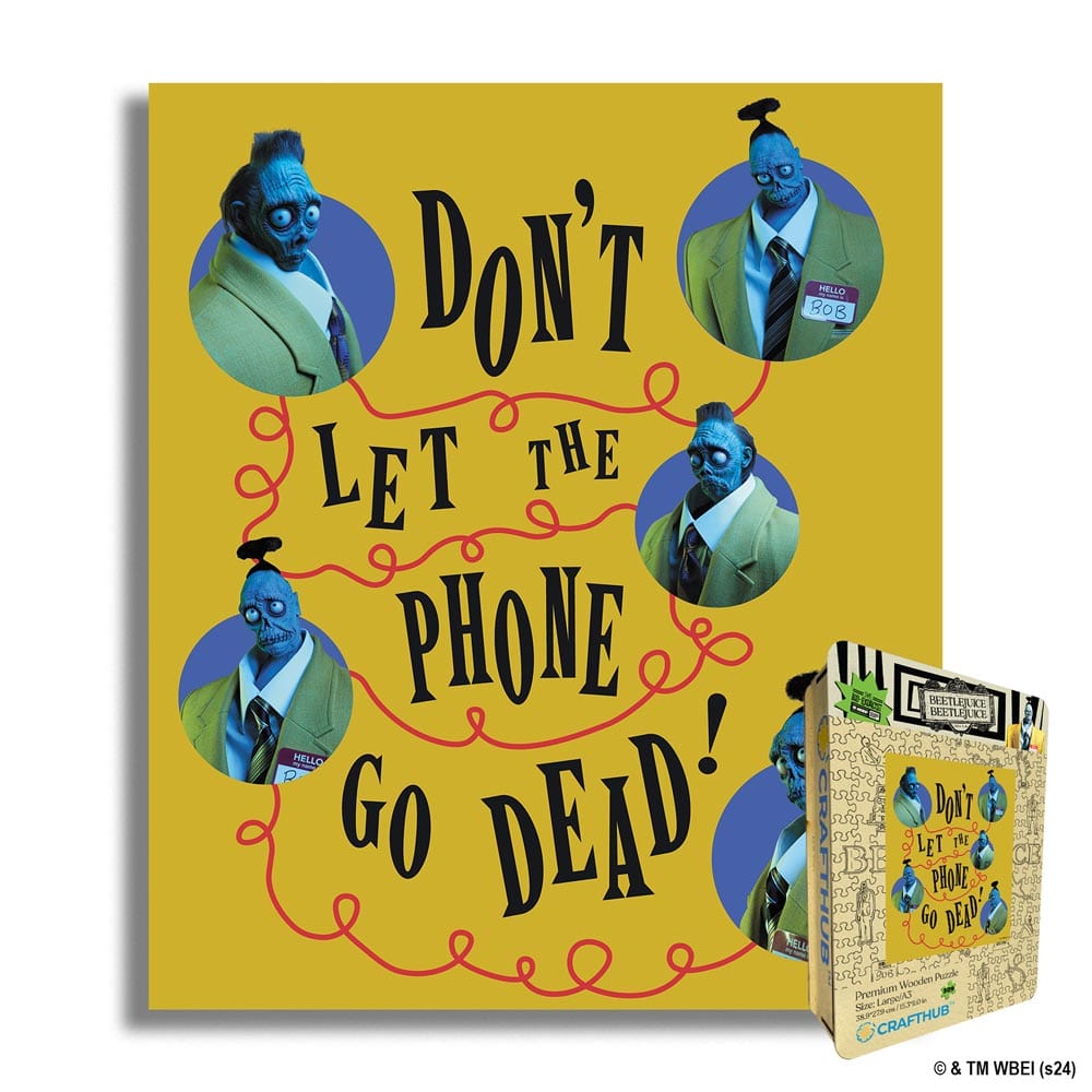 Animal Jigsaw Puzzle > Wooden Jigsaw Puzzle > Jigsaw Puzzle Dont Let The Phone Go Dead - Wooden Jigsaw Puzzle