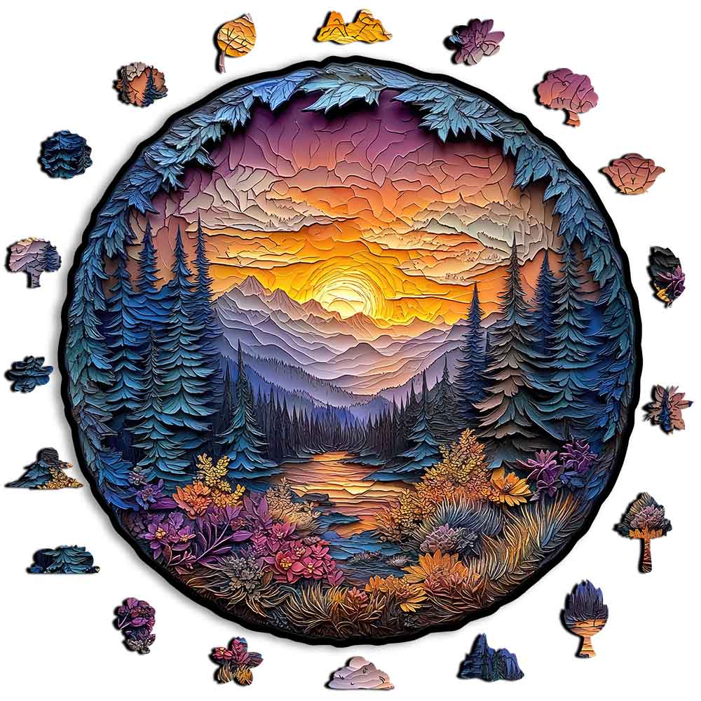 Animal Jigsaw Puzzle > Wooden Jigsaw Puzzle > Jigsaw Puzzle A5 Charming Forest - Jigsaw Puzzle