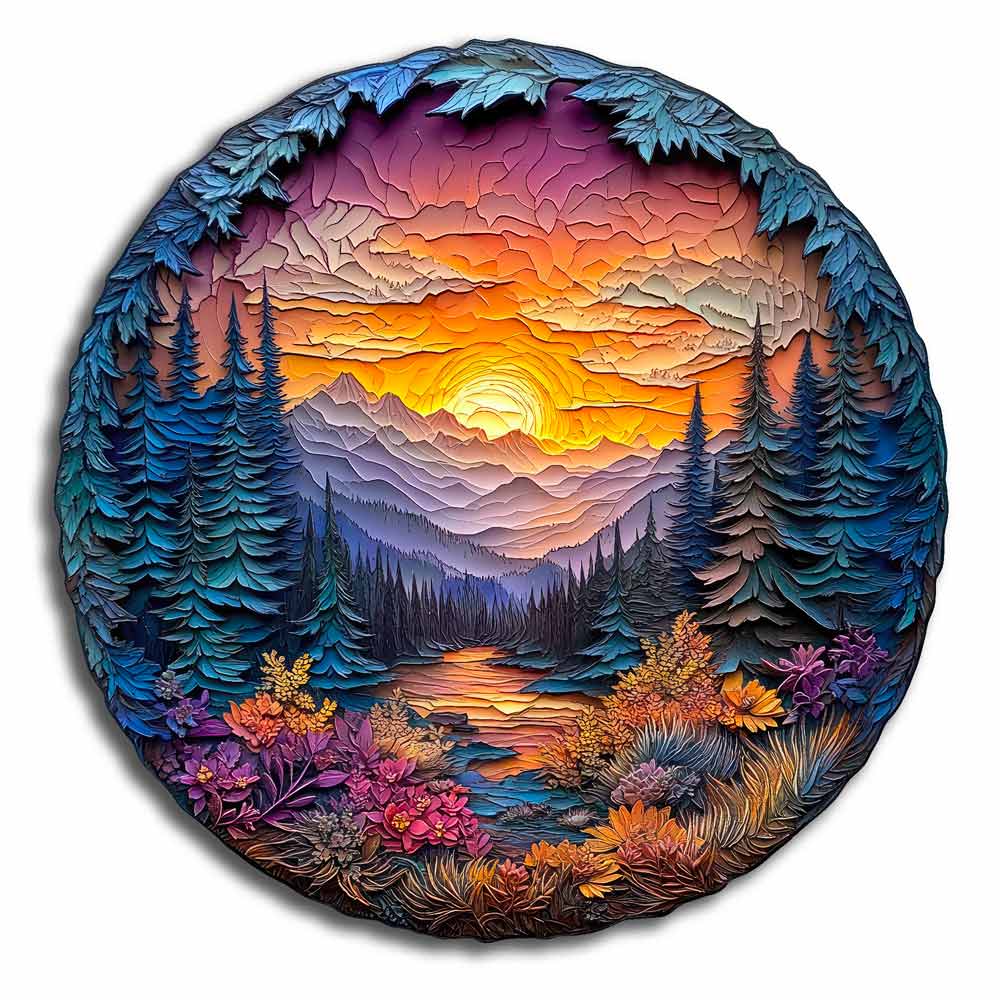 Animal Jigsaw Puzzle > Wooden Jigsaw Puzzle > Jigsaw Puzzle Charming Forest - Jigsaw Puzzle
