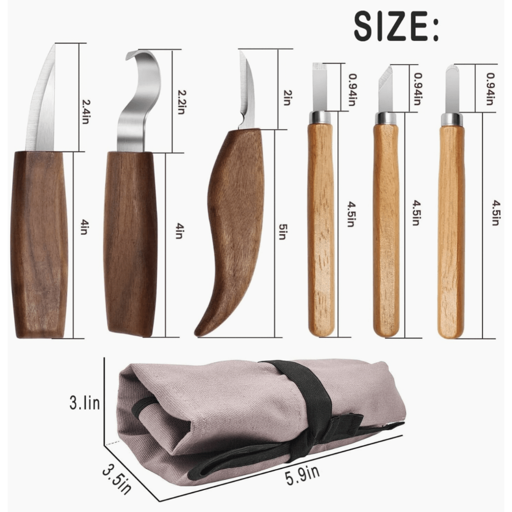 Puzzle Accessories 10 IN 1 WOOD CARVING TOOL SET