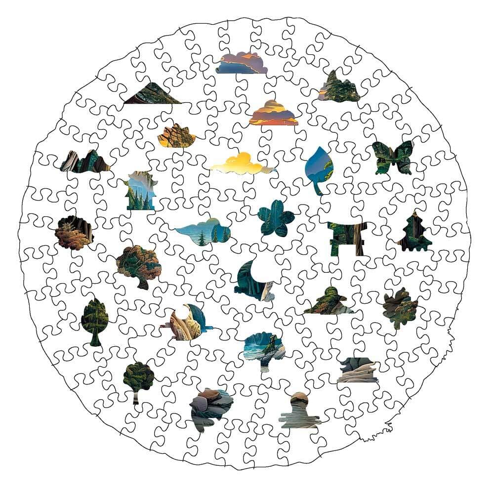 Animal Jigsaw Puzzle > Wooden Jigsaw Puzzle > Jigsaw Puzzle 3D Hidden Village - Jigsaw Puzzle
