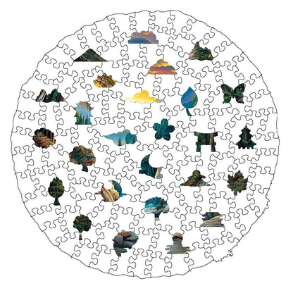 Animal Jigsaw Puzzle > Wooden Jigsaw Puzzle > Jigsaw Puzzle 3D Hidden Village - Jigsaw Puzzle