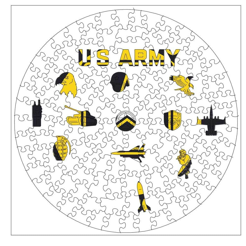 Animal Jigsaw Puzzle > Wooden Jigsaw Puzzle > Jigsaw Puzzle Retired Soldier For Life - Wooden Jigsaw Puzzle
