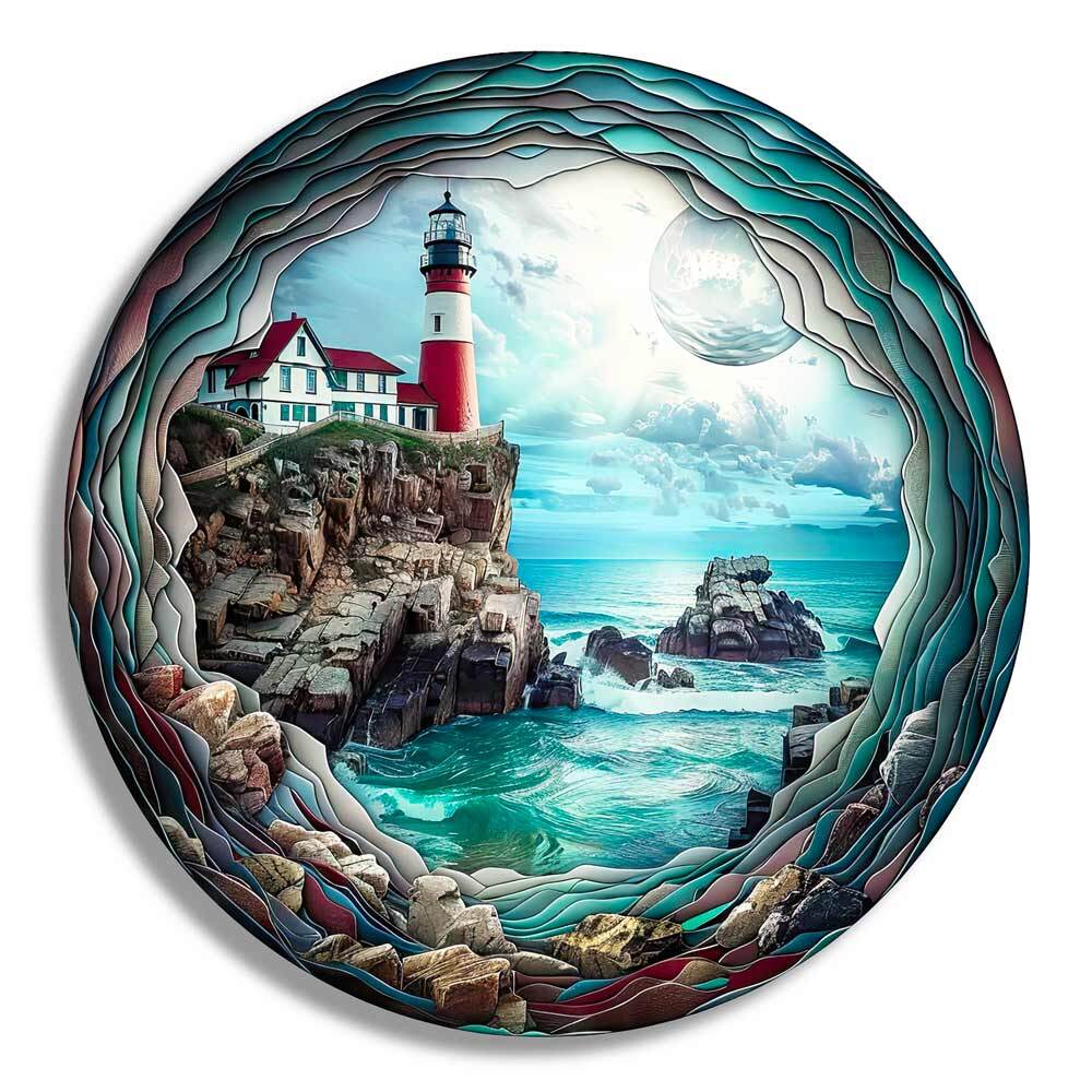 Animal Jigsaw Puzzle > Wooden Jigsaw Puzzle > Jigsaw Puzzle 3D Dreamy Lighthouse - Jigsaw Puzzle