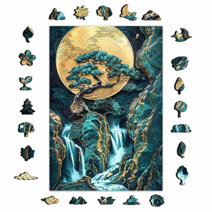 A5 Golden Tree Harmony - Jigsaw Puzzle