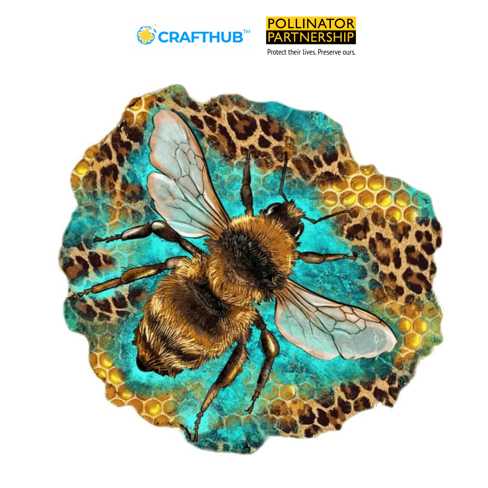 Animal Jigsaw Puzzle > Wooden Jigsaw Puzzle > Jigsaw Puzzle Amazing Bee / A5 CraftHub & Pollinator Foundation: A Partnership for Change