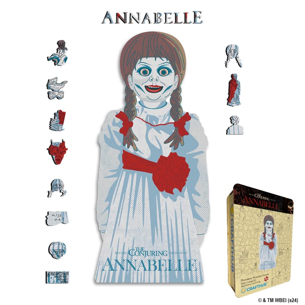 Animal Jigsaw Puzzle > Wooden Jigsaw Puzzle > Jigsaw Puzzle A4 + Wooden Gift Box Annabelle - Wooden Jigsaw Puzzle