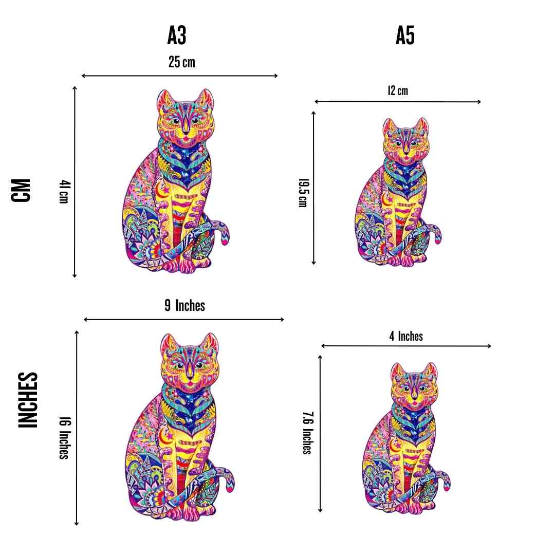 Blue Cat - Jigsaw Puzzle