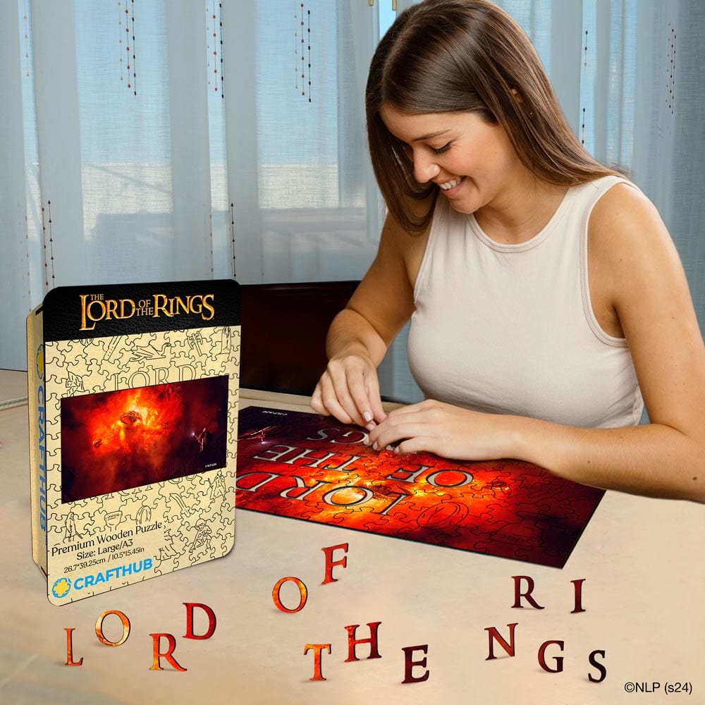 Animal Jigsaw Puzzle > Wooden Jigsaw Puzzle > Jigsaw Puzzle Gandalf Vs Balrog - Wooden Jigsaw Puzzle