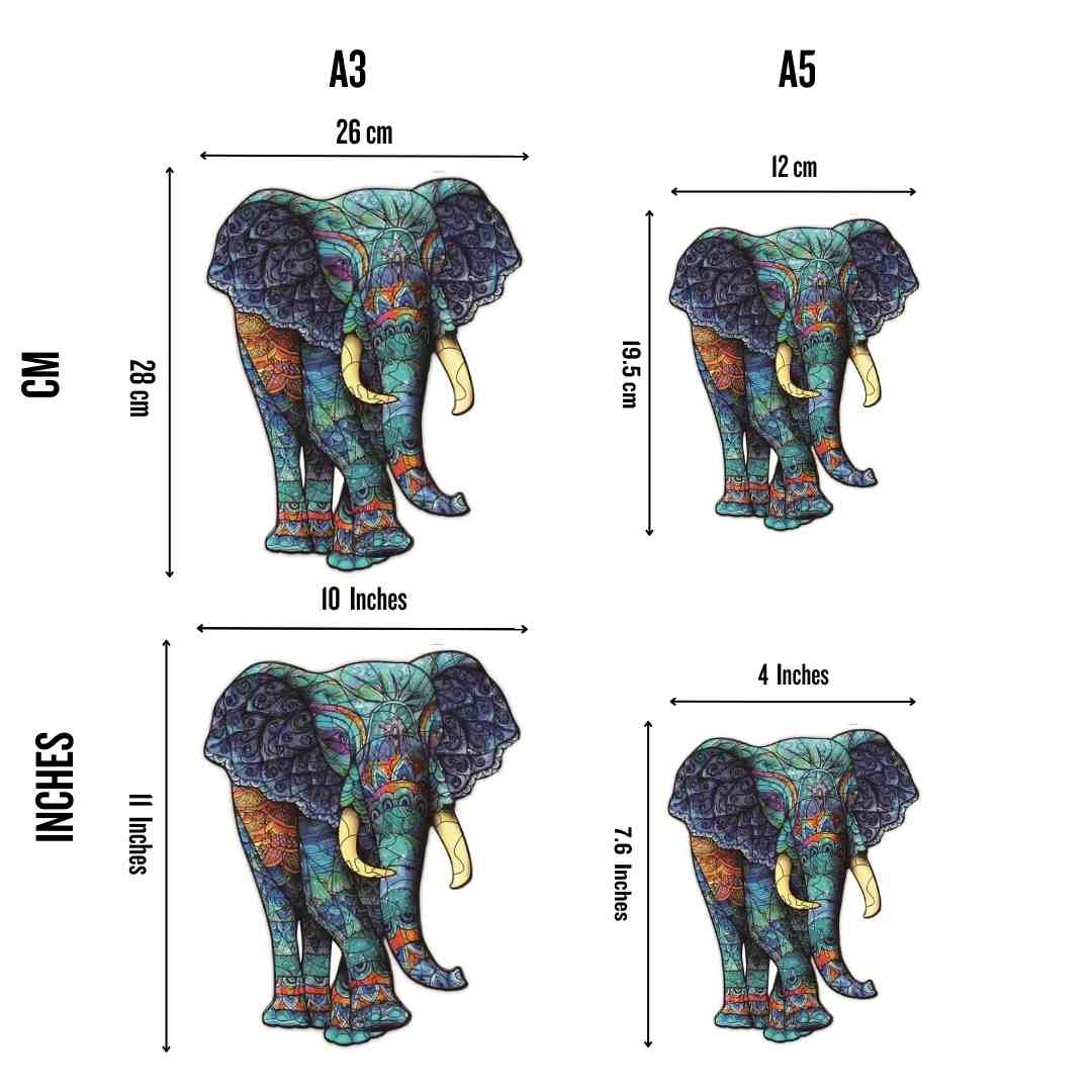 Asian Elephant - Jigsaw Puzzle