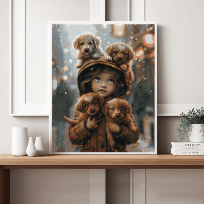 15.7" x 19.7" (40x50cm) Winter Wonderland - Diamond Painting Kit