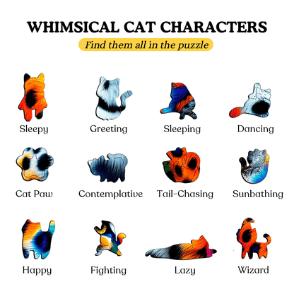 Animal Jigsaw Puzzle > Wooden Jigsaw Puzzle > Jigsaw Puzzle Bombay Cat - Jigsaw Puzzle
