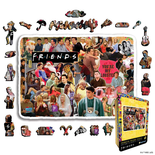 Animal Jigsaw Puzzle > Wooden Jigsaw Puzzle > Jigsaw Puzzle A4 + Wooden Gift Box Friends Forever - Wooden Jigsaw Puzzle