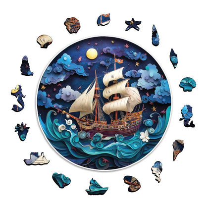 Animal Jigsaw Puzzle > Wooden Jigsaw Puzzle > Jigsaw Puzzle A5 Dreamy Sea - Jigsaw Puzzle