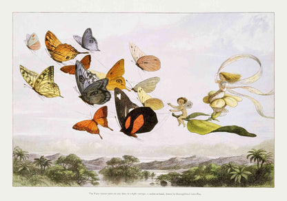 A3/Hard The Fairy Queen Takes an Airy Drive in a Light Carriage, a Twelve-in-hand - Jigsaw Puzzle