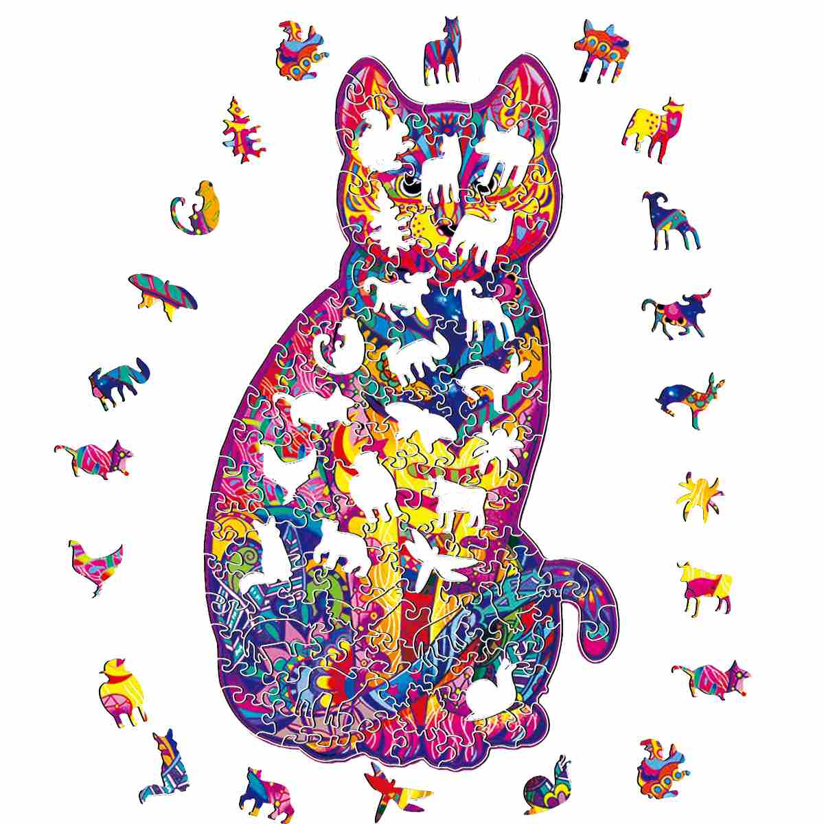 Blue Cat - Jigsaw Puzzle