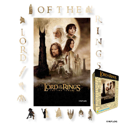Animal Jigsaw Puzzle > Wooden Jigsaw Puzzle > Jigsaw Puzzle The Fellowship of the Two Towers - Wooden Jigsaw Puzzle